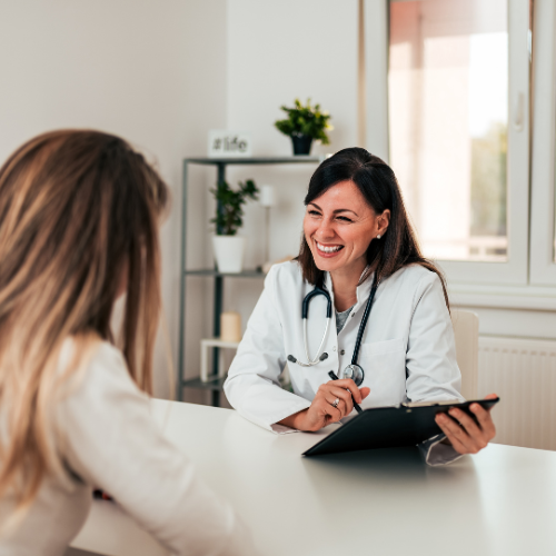 Medica e paciente